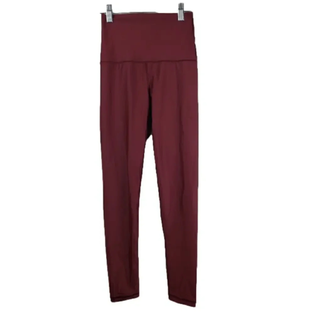 Offline by Aerie 7/8 High Rise Leggings Short Inseam Size S Maroon Red Athletic